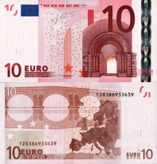 EUROPA-10euro-2003-Trichet-Irlanda-CarteValori-K007