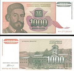 yugoslavia1000-1994
